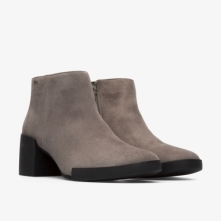 Camper Lotta Ankle Boots Grey - Womens Singapore VNVCWU-062